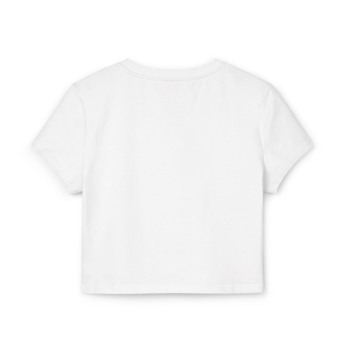 Women's Baby Tee - "Think Like a Queen" Inspirational Crop Top