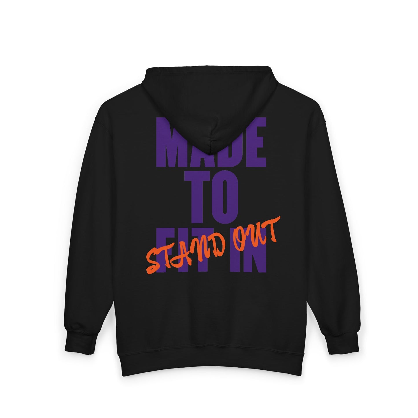 Jt Apparel Made To Stand Out Dual Color (Purple/Orange)Zip Up