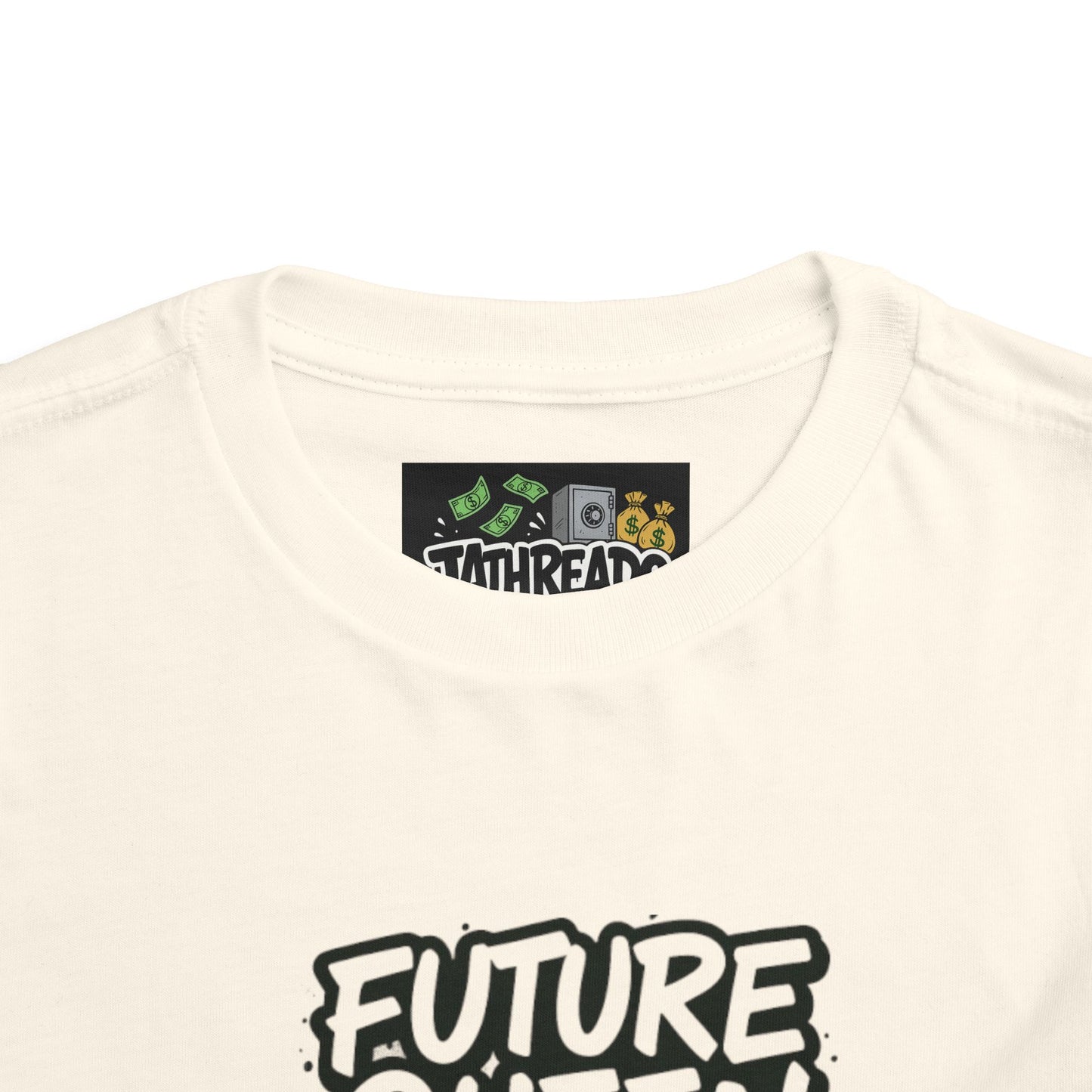 Future Queen Toddler Tee - Cute Short Sleeve Shirt for Little Princesses