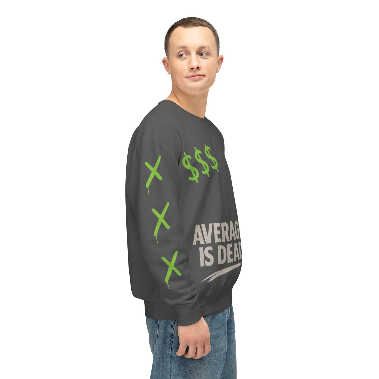 Jt Apparel Slogan Design Crewneck