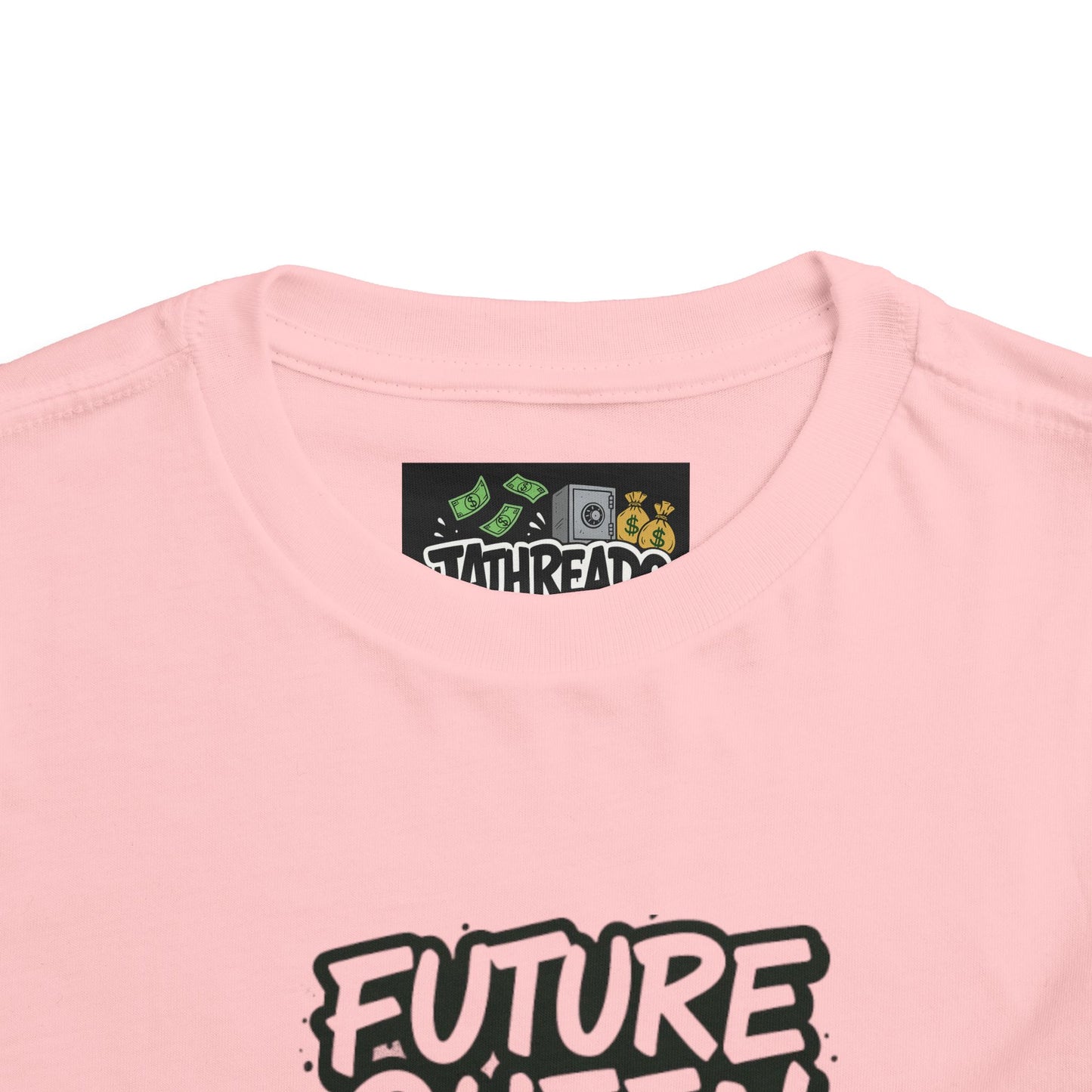 Future Queen Toddler Tee - Cute Short Sleeve Shirt for Little Princesses