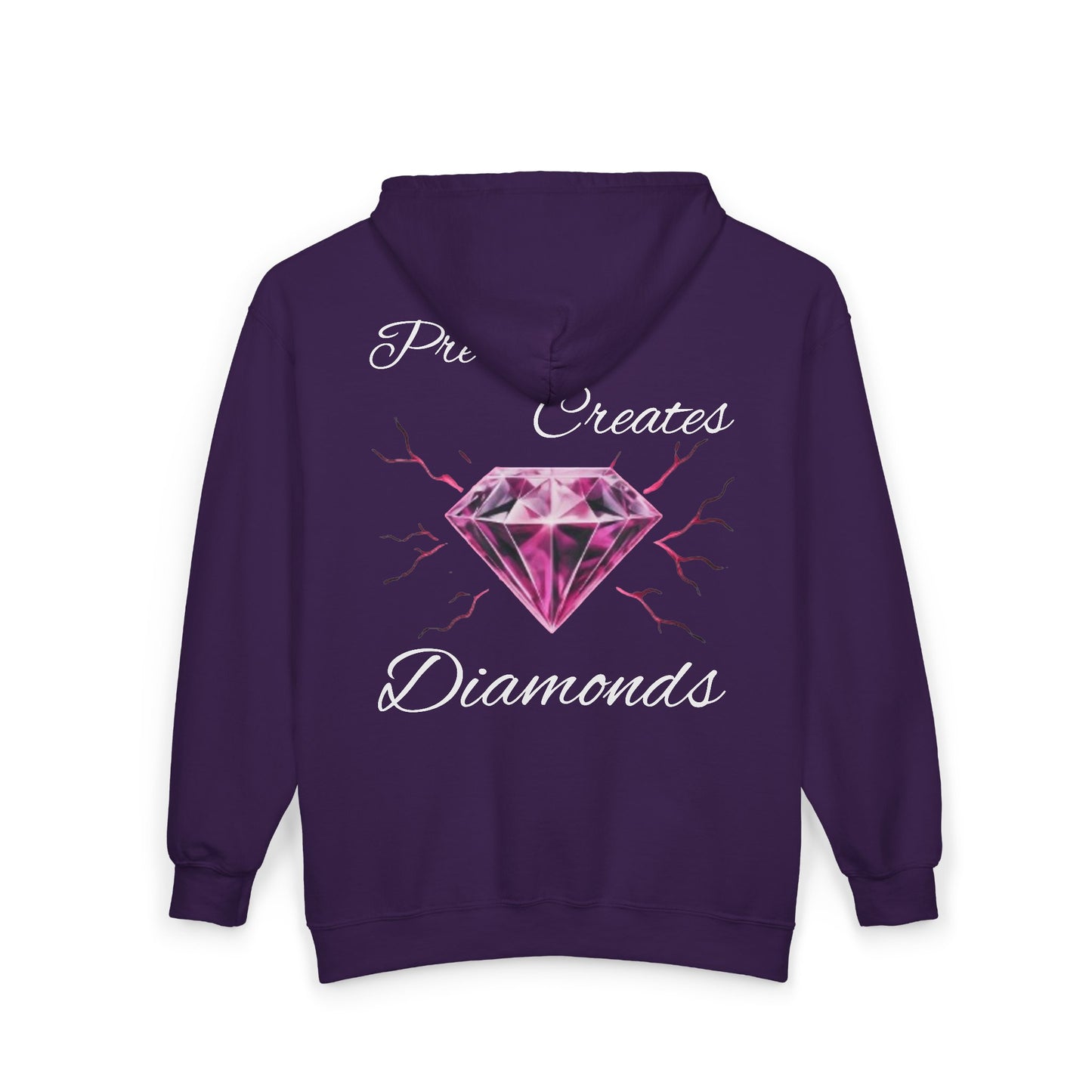 Jt Apparel "Pressure Makes Diamonds" Design Zip Up