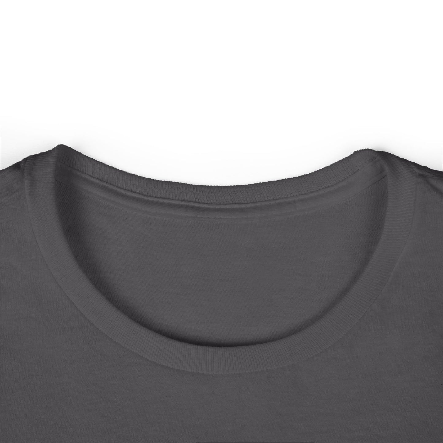 Think Like a Queen Women's Softstyle Tee - Inspirational Crown Graphic Shirt