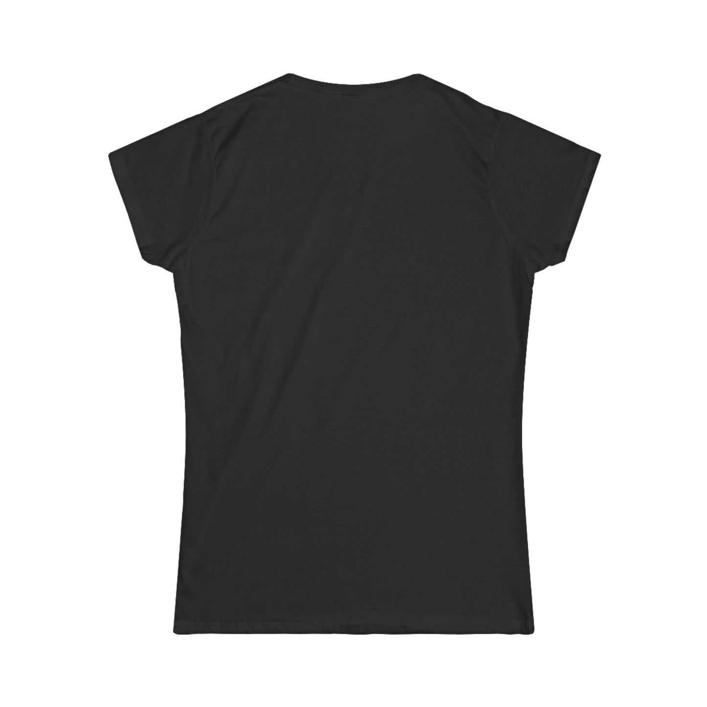 Think Like a Queen Women's Softstyle Tee - Inspirational Crown Graphic Shirt