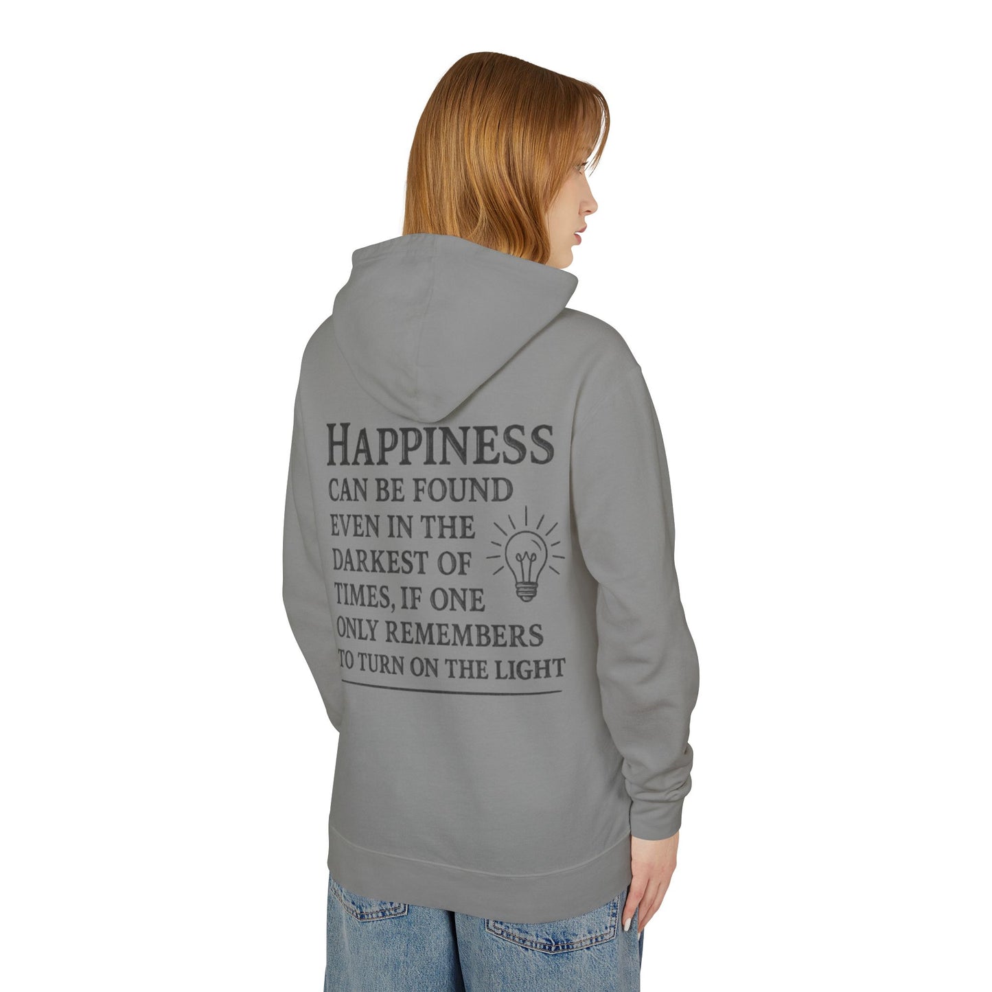 Mental Health Awareness Hoodie - Unisex Lightweight Sweatshirt with Inspirational Quotes