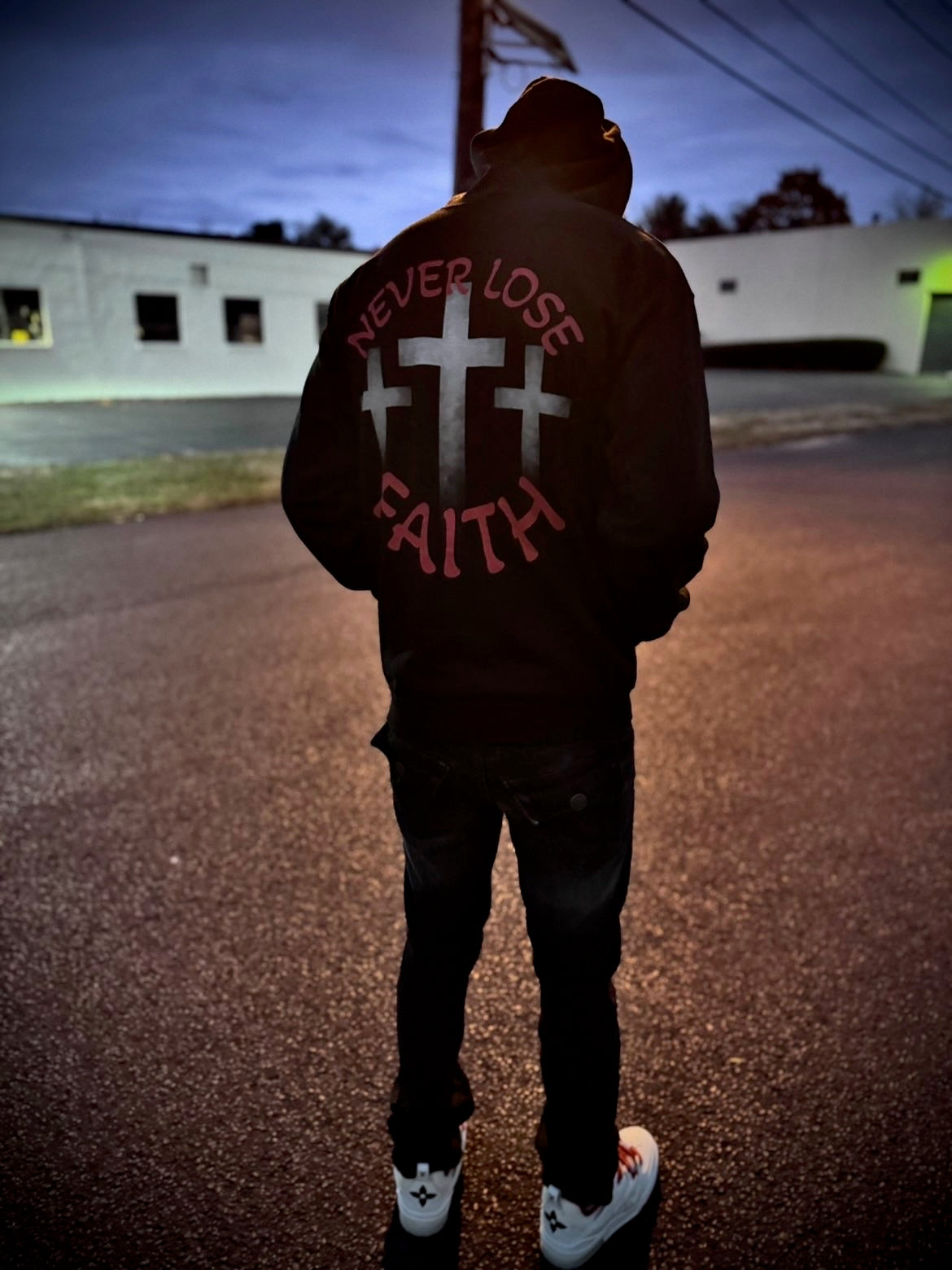 Jt Apparel Made To Stand Out/Never Lose Faith Design Zip Up