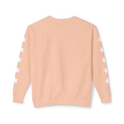 Jt Apparel Star Sleeve Design Crewneck (Peachy, Butter, Chalky Mint, Hydrangea, Neon Violet)