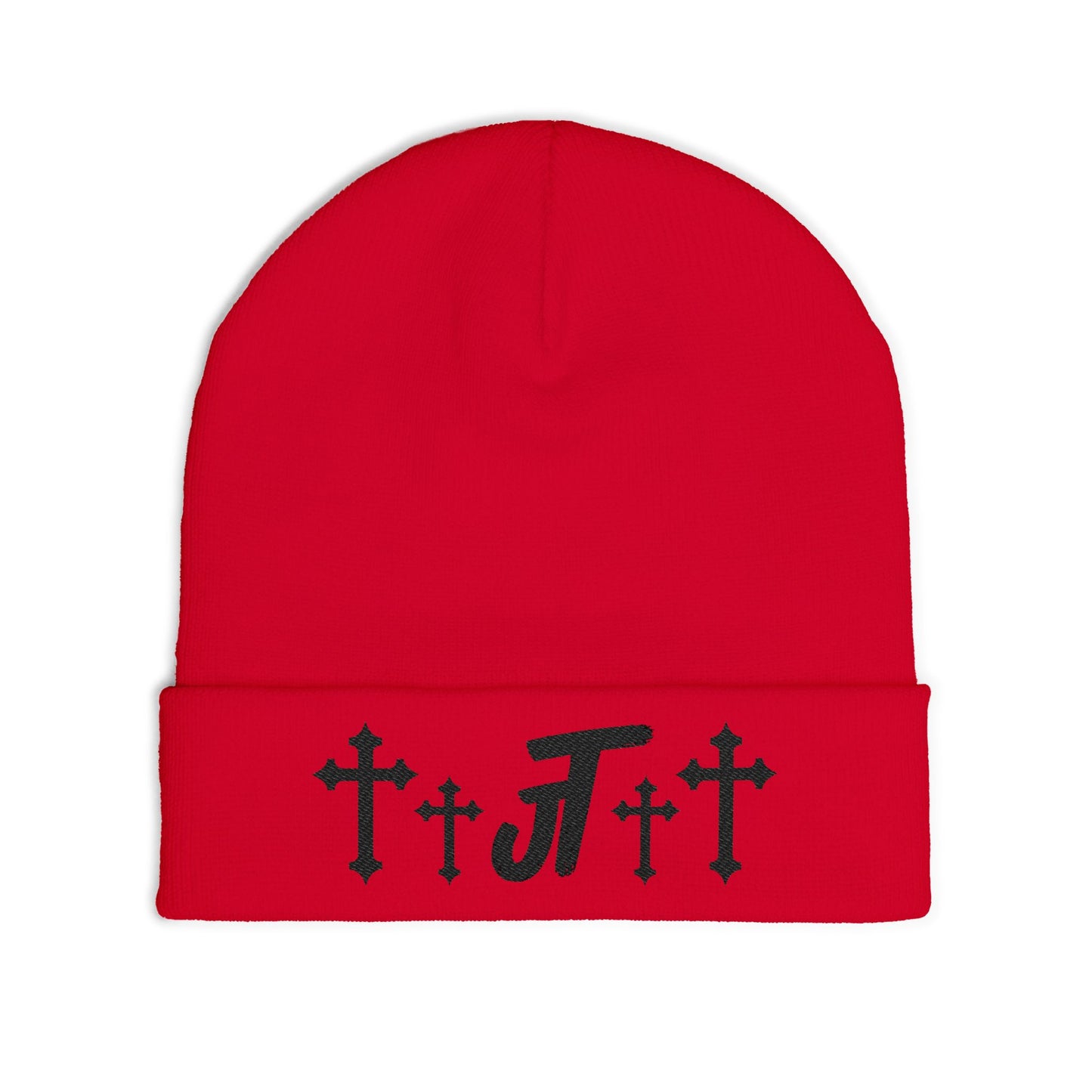 Jt Apparel Cross Design Beanie