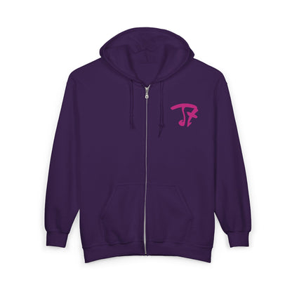 Jt Apparel Made To Stand Out Dual Color (Pink/White)Zip Up