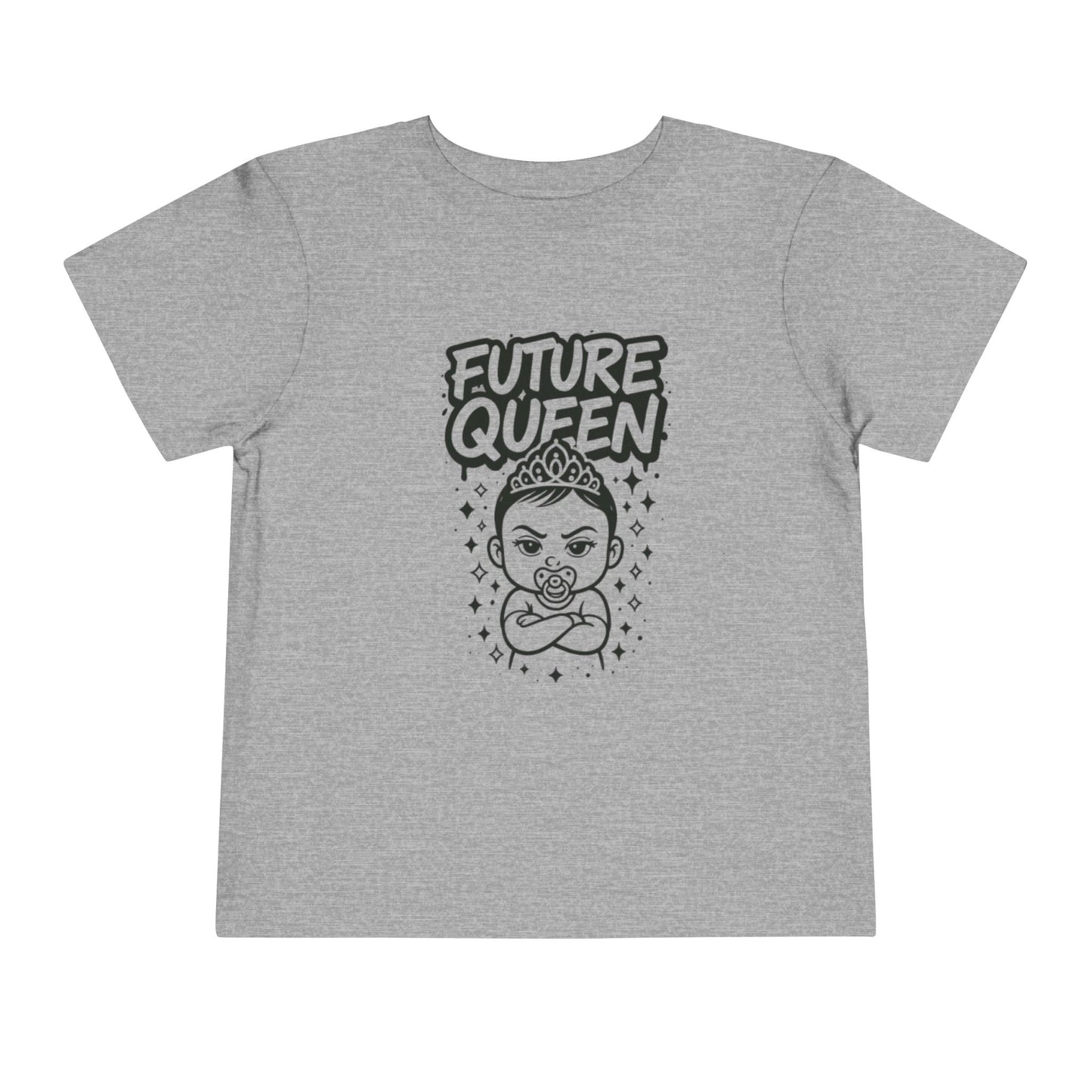 Future Queen Toddler Tee - Cute Short Sleeve Shirt for Little Princesses