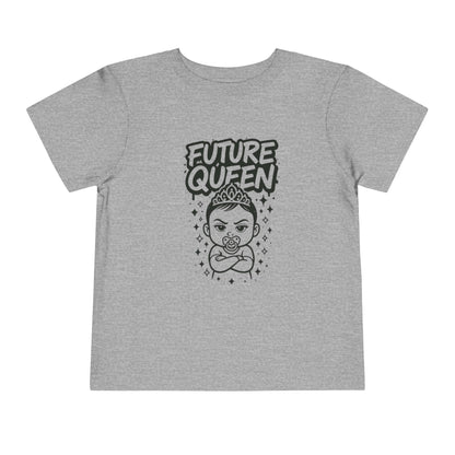 Future Queen Toddler Tee - Cute Short Sleeve Shirt for Little Princesses
