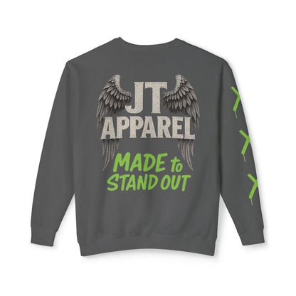 Jt Apparel Slogan Design Crewneck