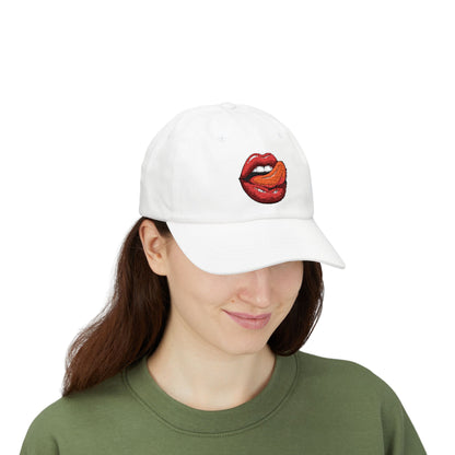 Women's Bold Lip Design Cap