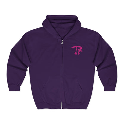 Jt Apparel Made To Stand Out Dual Color (Pink/White)Zip Up