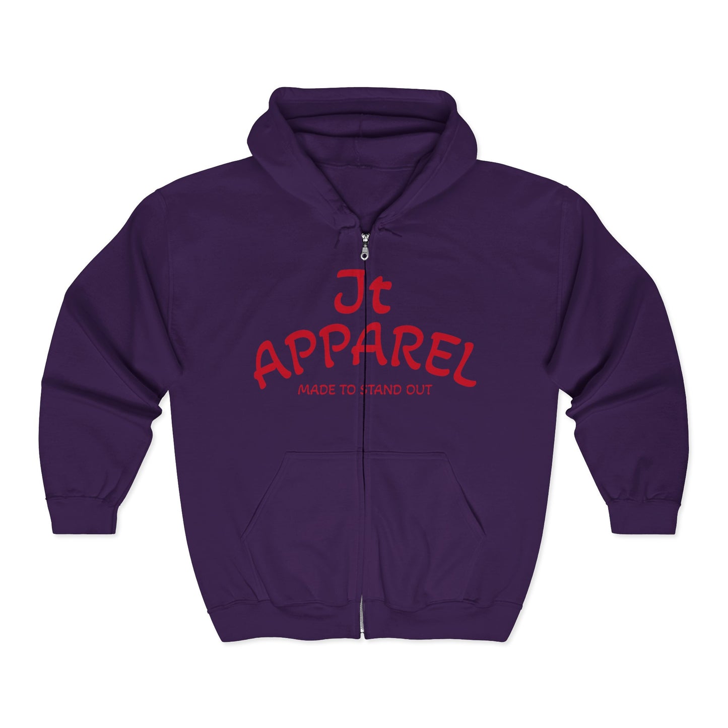 Jt Apparel Made To Stand Out/Never Lose Faith Design Zip Up