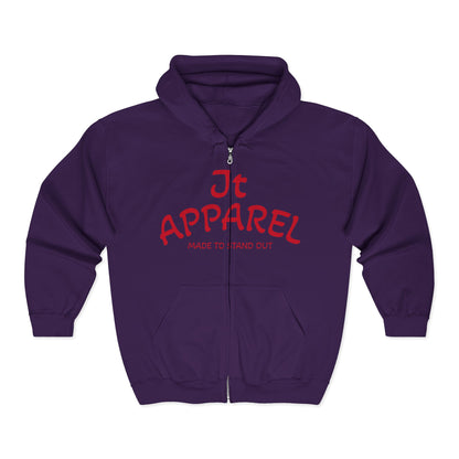 Jt Apparel Made To Stand Out/Never Lose Faith Design Zip Up