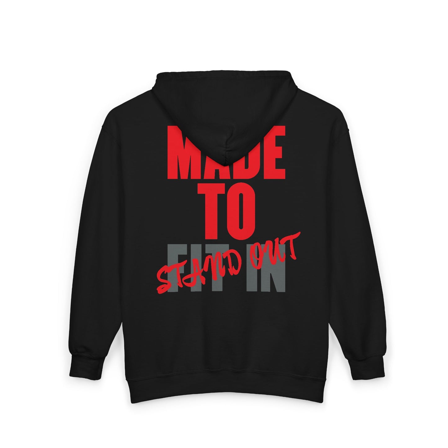 Jt Apparel Made To Stand Out Dual Color (Red/Grey)Zip Up