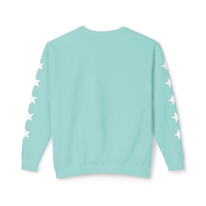 Jt Apparel Star Sleeve Design Crewneck (Peachy, Butter, Chalky Mint, Hydrangea, Neon Violet)