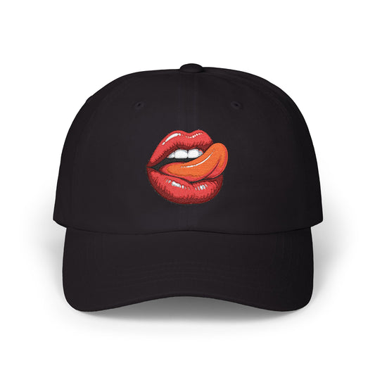 Women's Bold Lip Design Cap