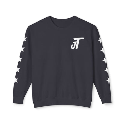 Jt Apparel Star Sleeve Design Crewneck (Black, Light Grey, Dark Grey, Brown)