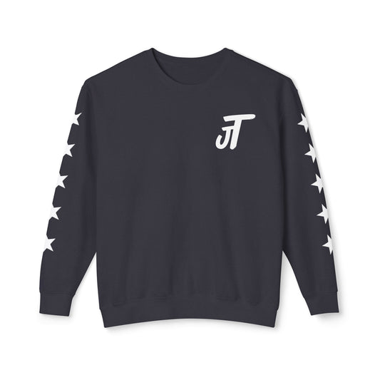 Jt Apparel Star Sleeve Design Crewneck (Black, Light Grey, Dark Grey, Brown)