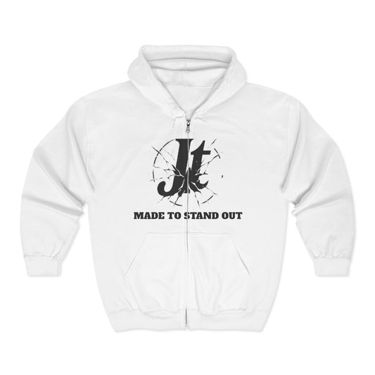 Jt Apparel "Made To Stand Out" Impact Design Zip Up