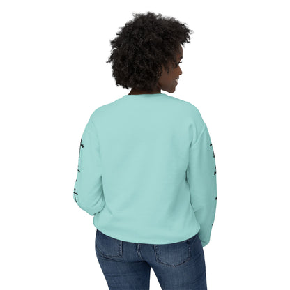 Jt Apparel Cross Sleeve Design Crewneck (Ivory, Peachy, Chalky Mint, Hydrangea, Neon Violet)
