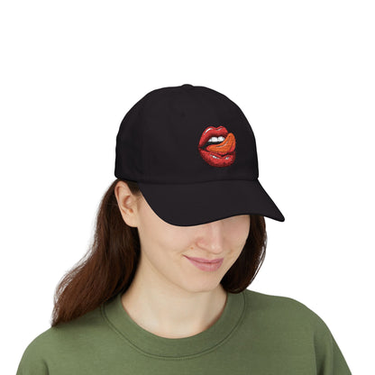 Women's Bold Lip Design Cap