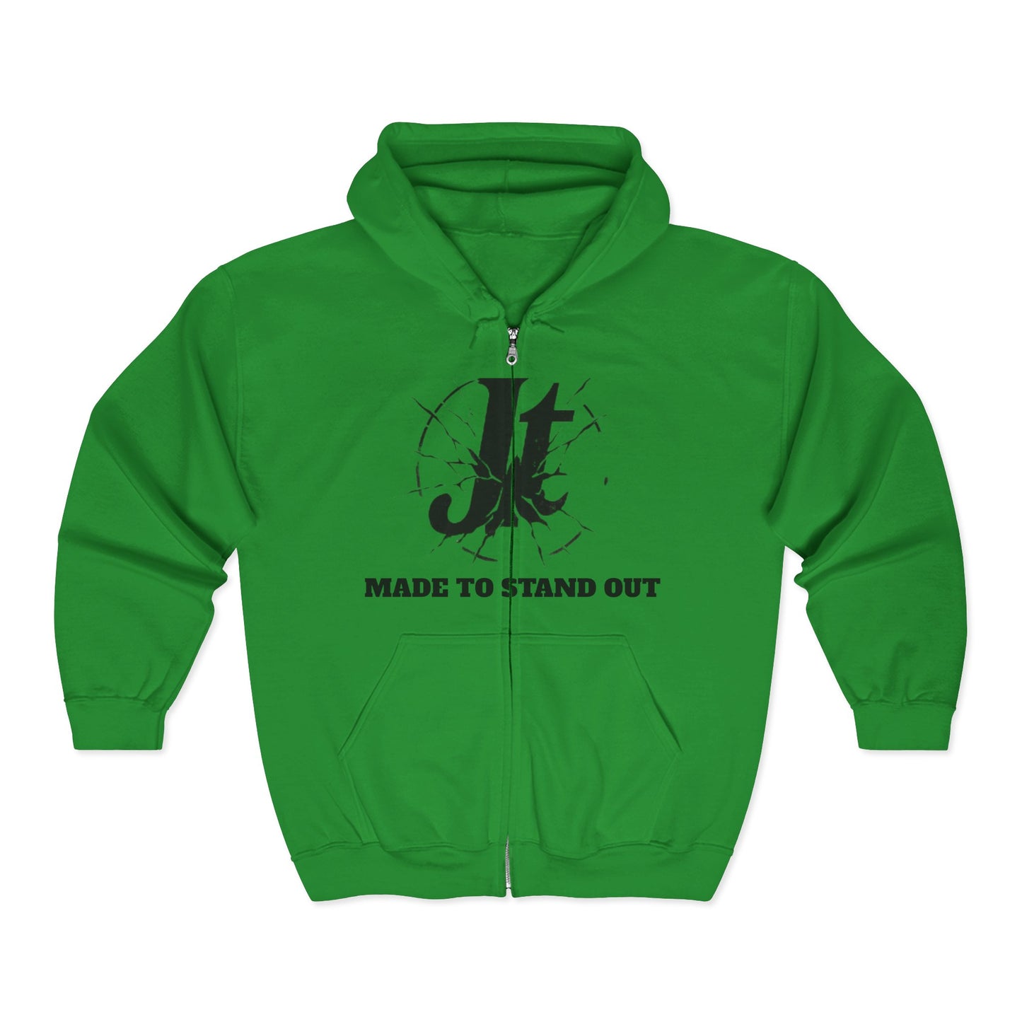 Jt Apparel "Made To Stand Out" Impact Design Zip Up