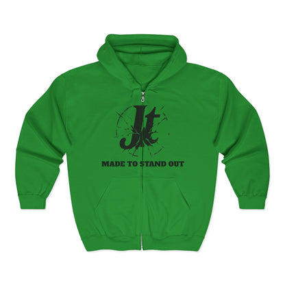 Jt Apparel "Made To Stand Out" Impact Design Zip Up