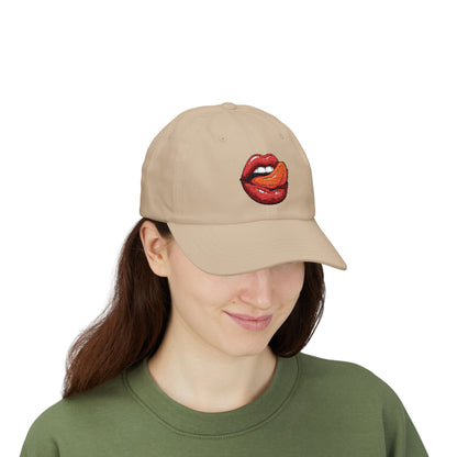 Women's Bold Lip Design Cap