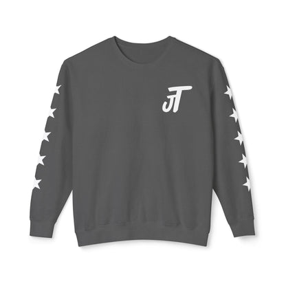 Jt Apparel Star Sleeve Design Crewneck (Black, Light Grey, Dark Grey, Brown)