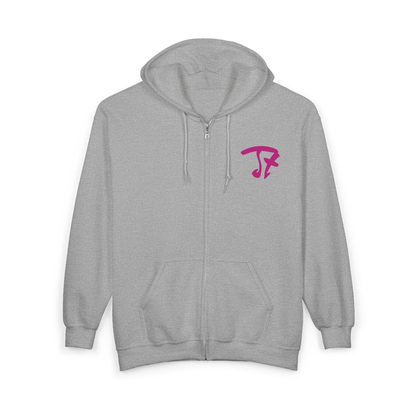 Jt Apparel Made To Stand Out Dual Color (Pink/White)Zip Up