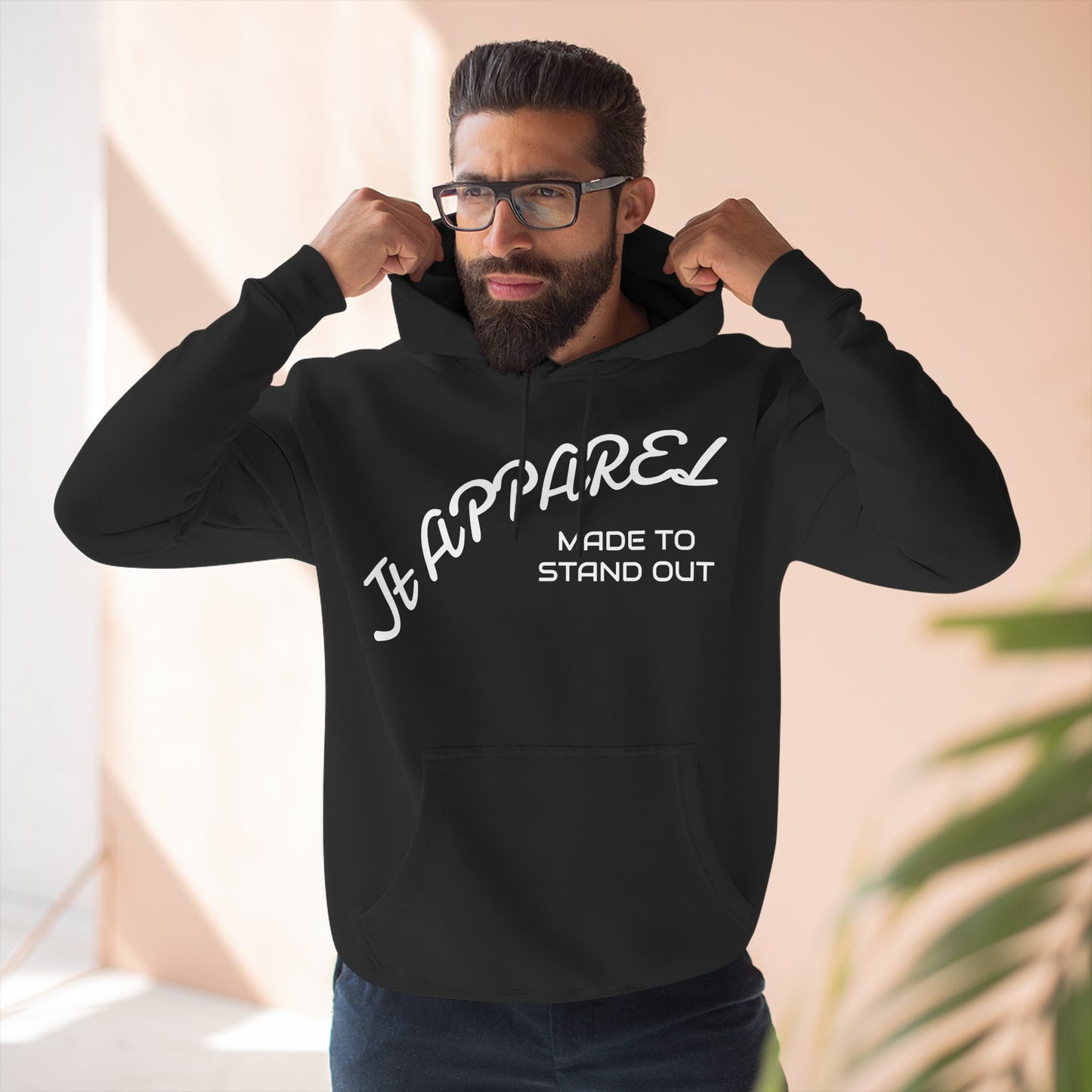 Jt Apparel (Made To Stand Out) Average Is Dead Design Pull Over Hoodie