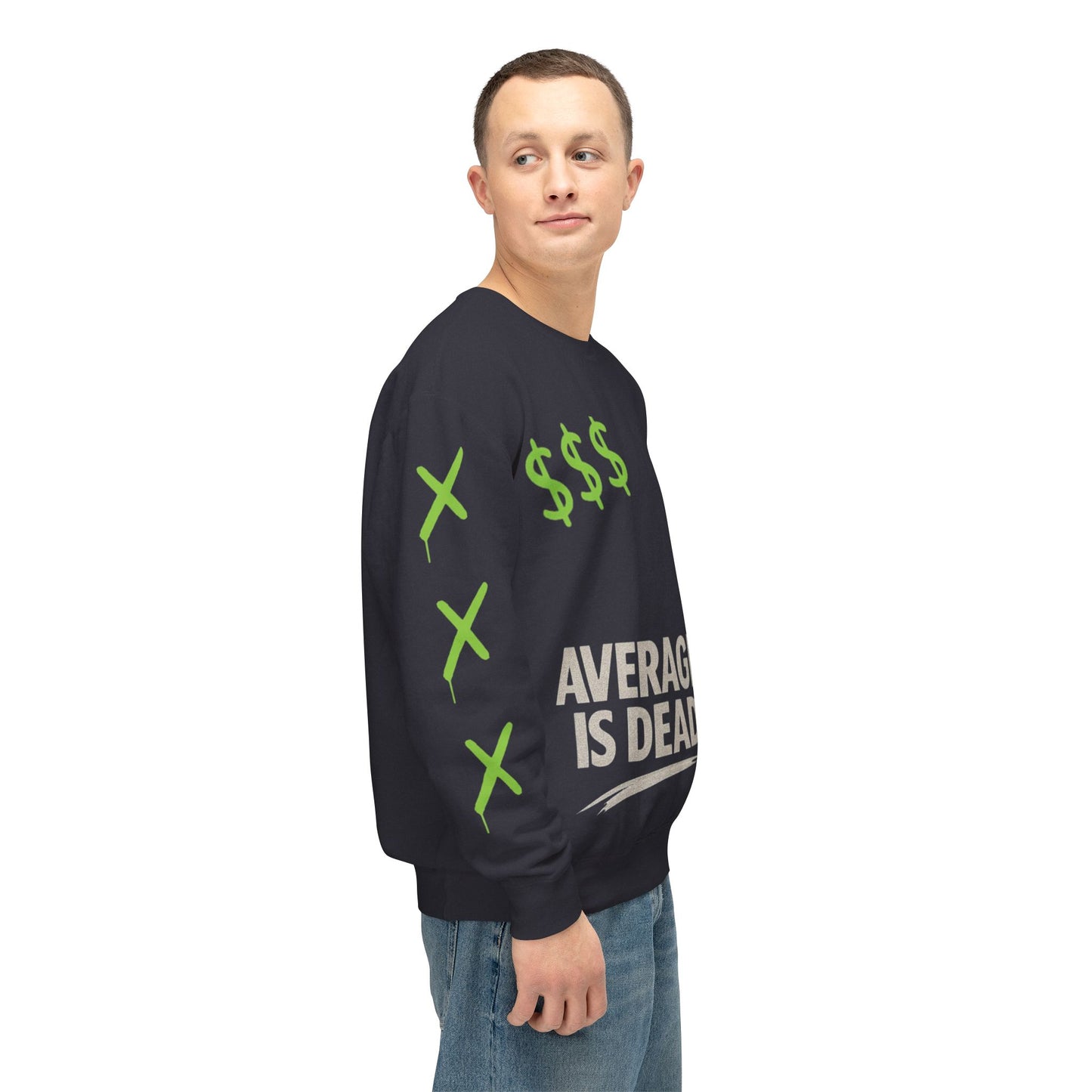 Jt Apparel Slogan Design Crewneck