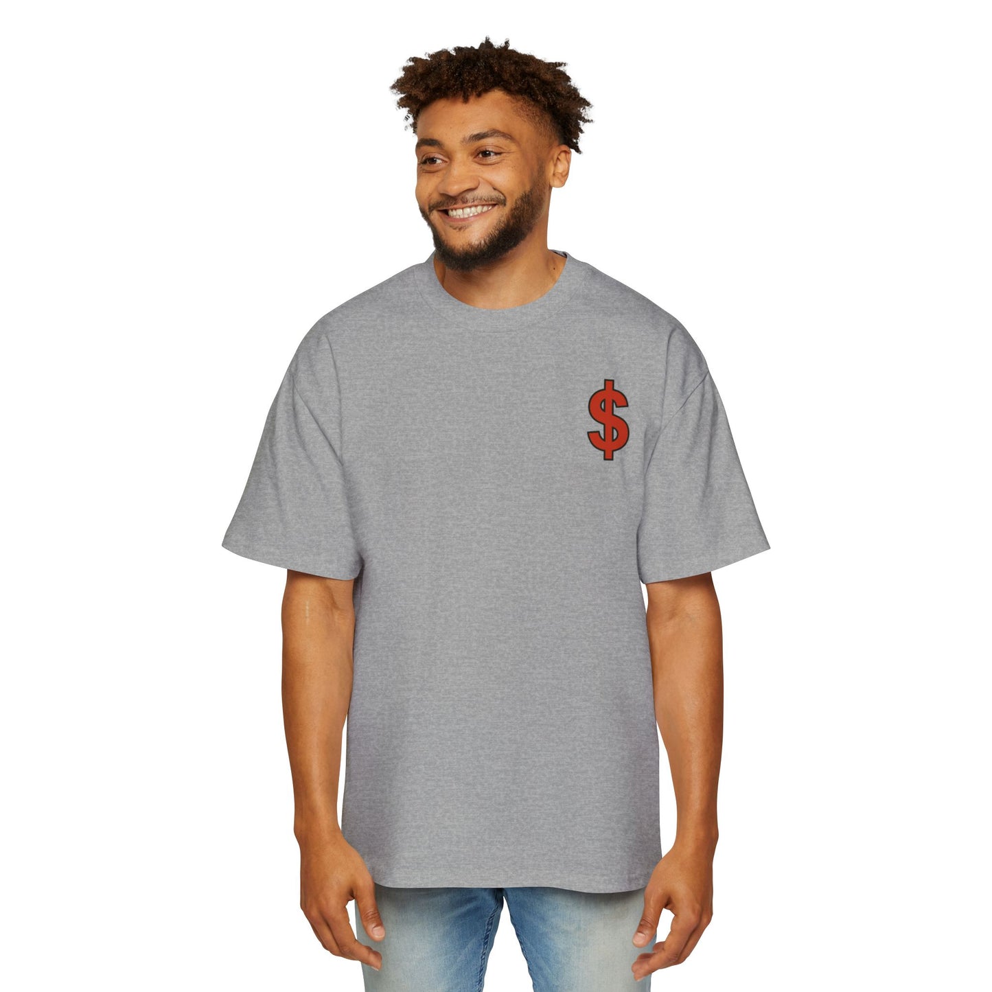 Men's Heavy Oversized Tee - 'Built Different' Break the Cycle Graphic T-Shirt