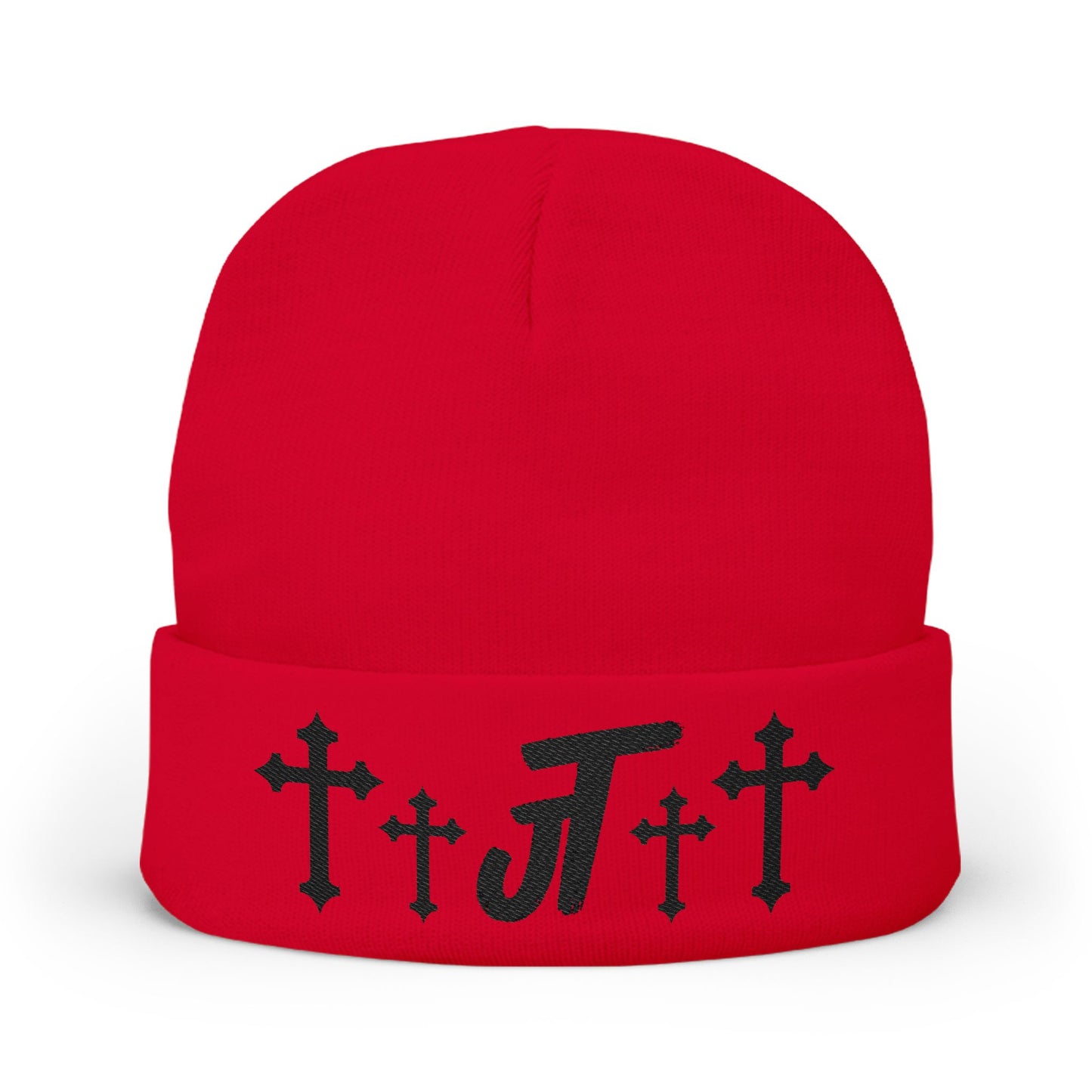 Jt Apparel Cross Design Beanie