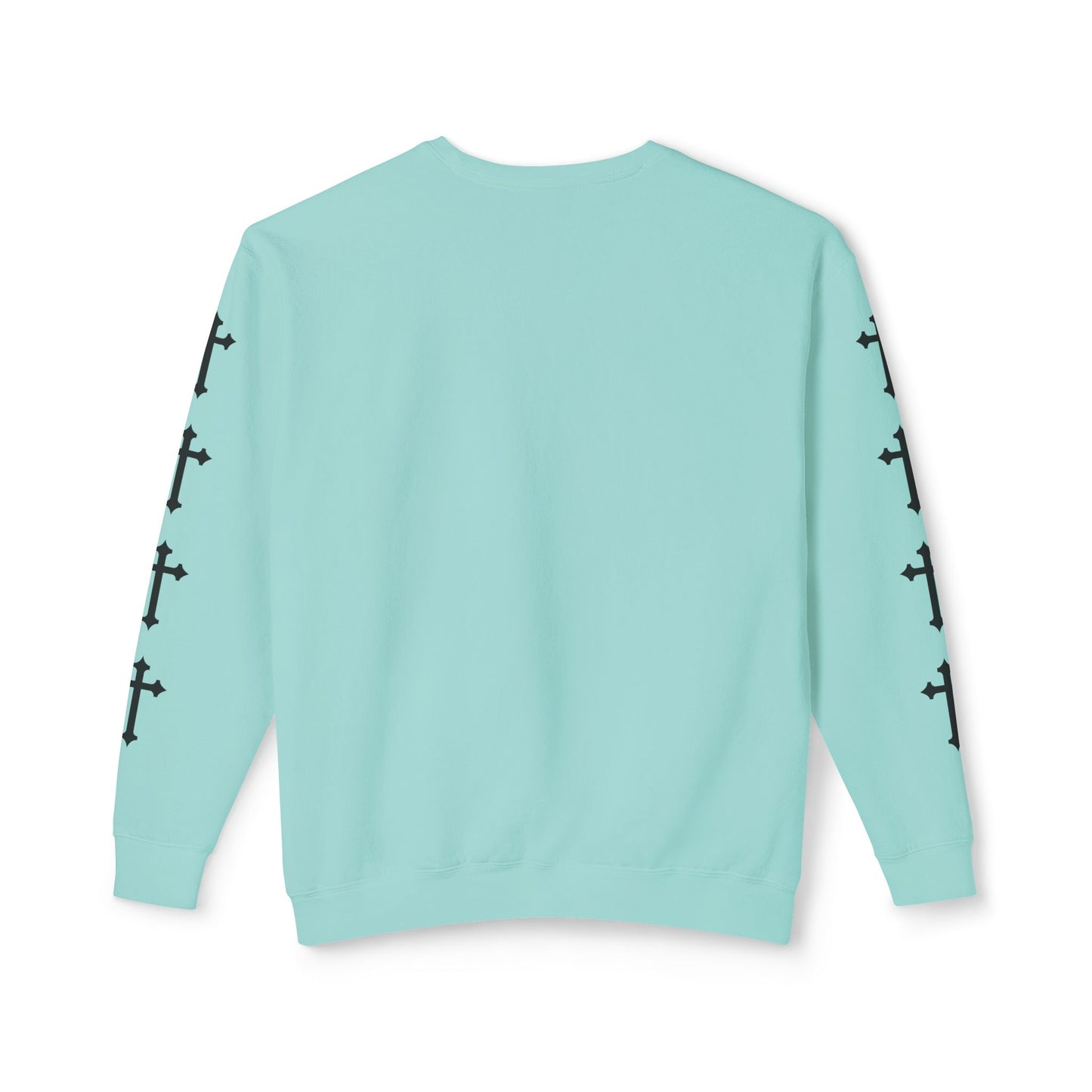 Jt Apparel Cross Sleeve Design Crewneck (Ivory, Peachy, Chalky Mint, Hydrangea, Neon Violet)