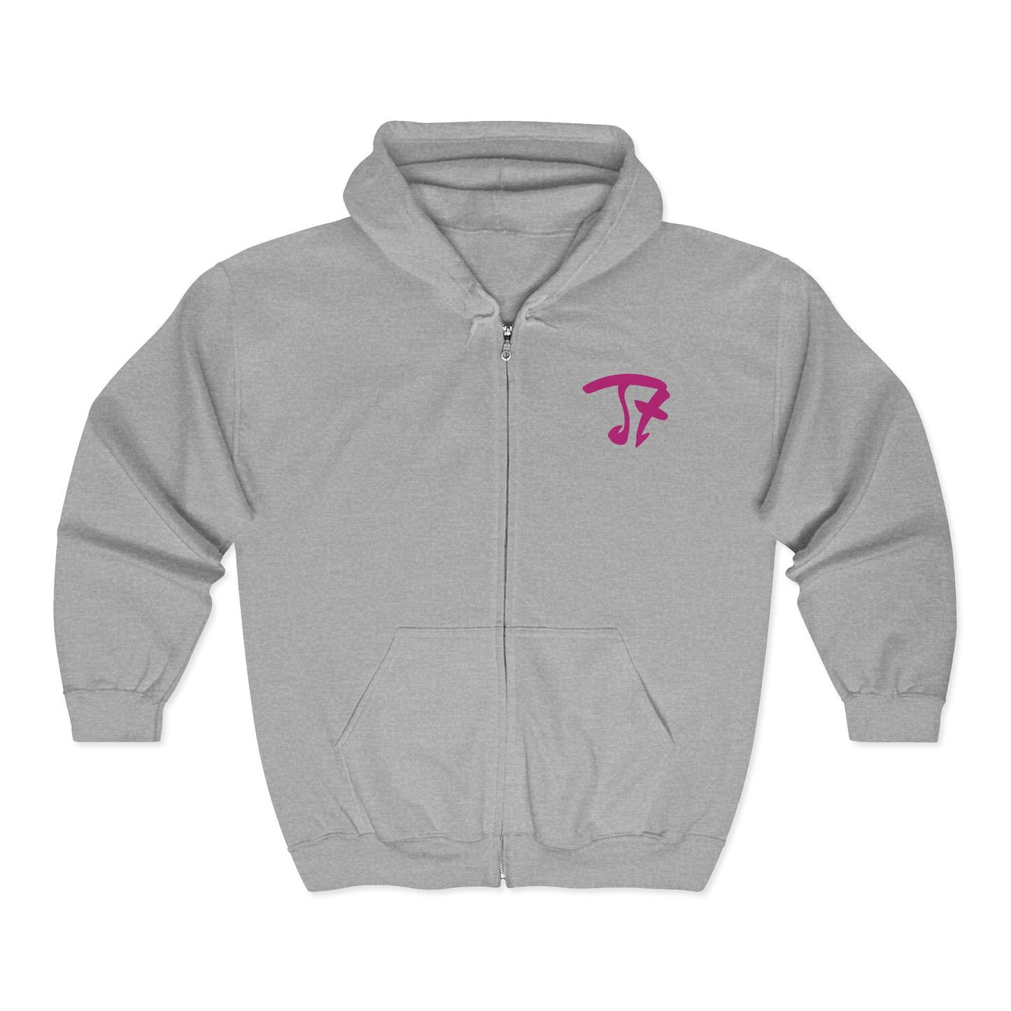 Jt Apparel Made To Stand Out Dual Color (Pink/White)Zip Up