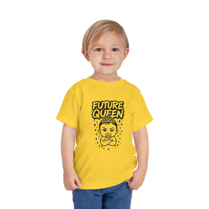 Future Queen Toddler Tee - Cute Short Sleeve Shirt for Little Princesses
