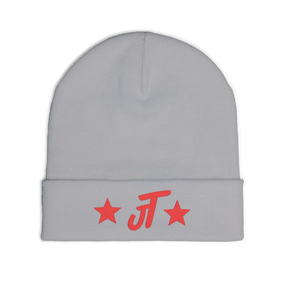 Jt Apparel Red Star Design Beanie
