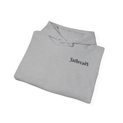 Jathread$ Black Flame Sleeve Pull Over Hoodie