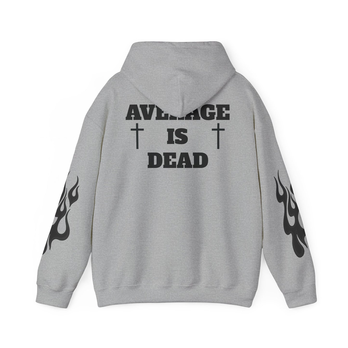 Jathread$ Black Flame Sleeve Pull Over Hoodie