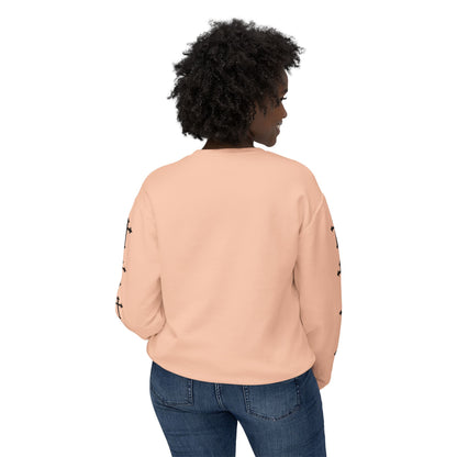 Jt Apparel Cross Sleeve Design Crewneck (Ivory, Peachy, Chalky Mint, Hydrangea, Neon Violet)