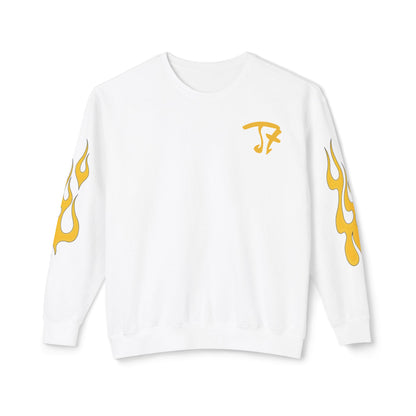 Jt Apparel Made to Stand Out Dual Color Crewneck Sweatshirt (Yellow/Grey)