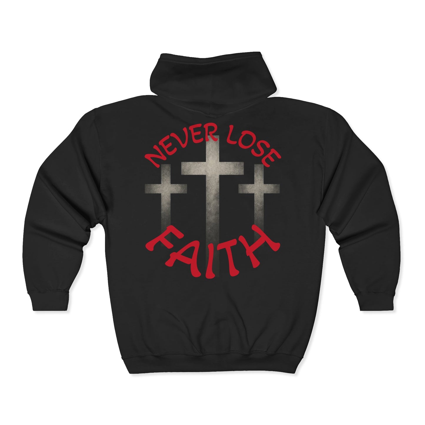 Jt Apparel Made To Stand Out/Never Lose Faith Design Zip Up