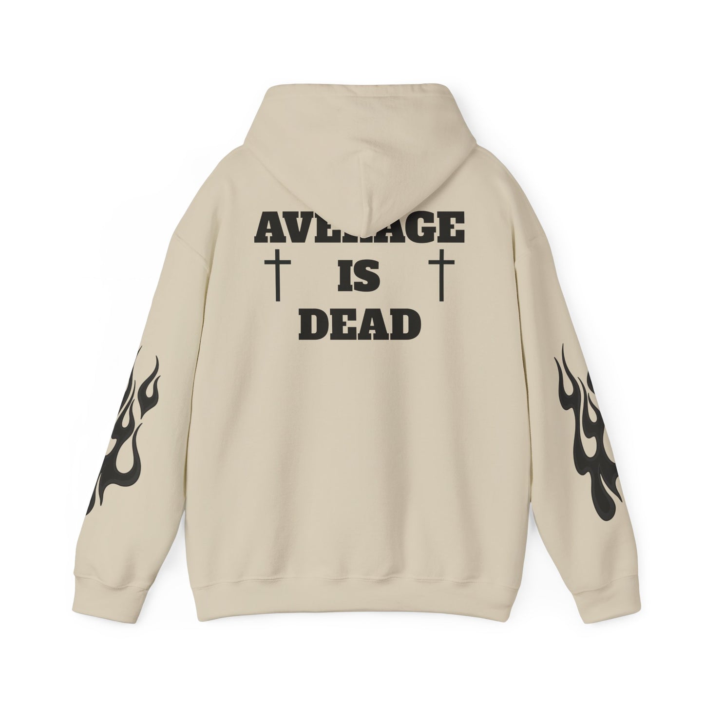 Jathread$ Black Flame Sleeve Pull Over Hoodie