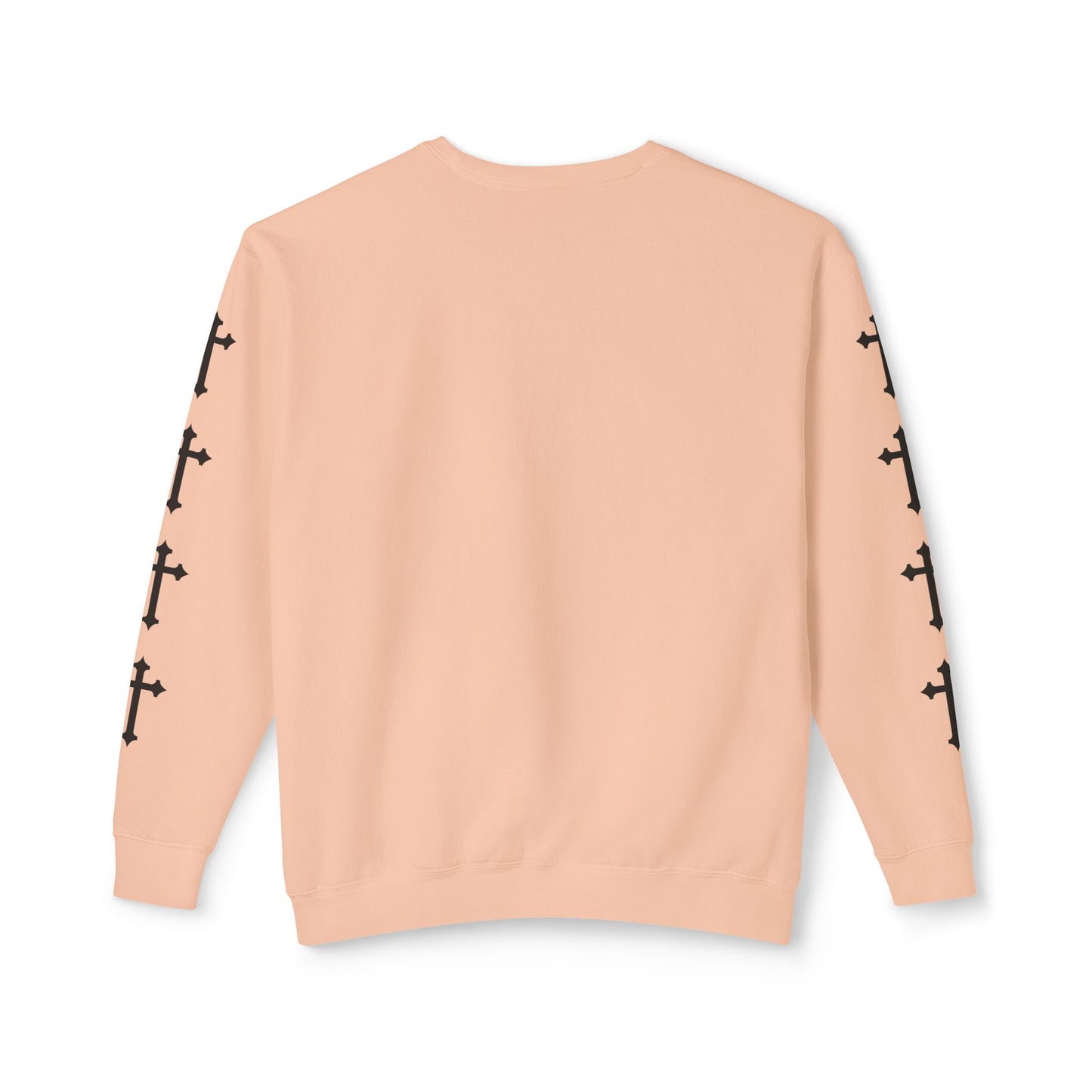 Jt Apparel Cross Sleeve Design Crewneck (Ivory, Peachy, Chalky Mint, Hydrangea, Neon Violet)
