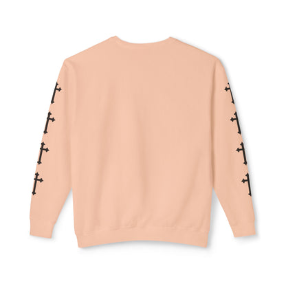 Jt Apparel Cross Sleeve Design Crewneck (Ivory, Peachy, Chalky Mint, Hydrangea, Neon Violet)