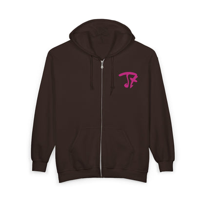 Jt Apparel Made To Stand Out Dual Color (Pink/Brown) Zip Up